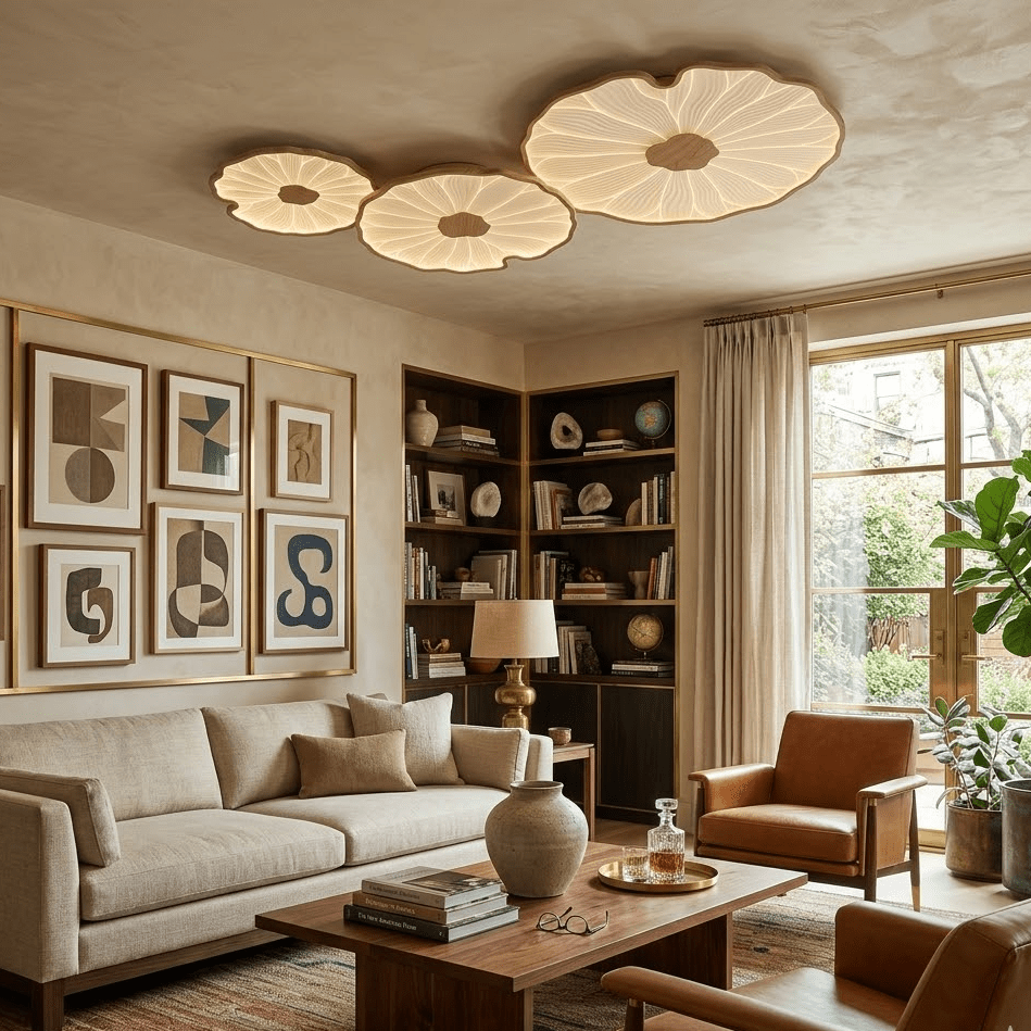 Lotus Leaf Acrylic Ceiling Lamp