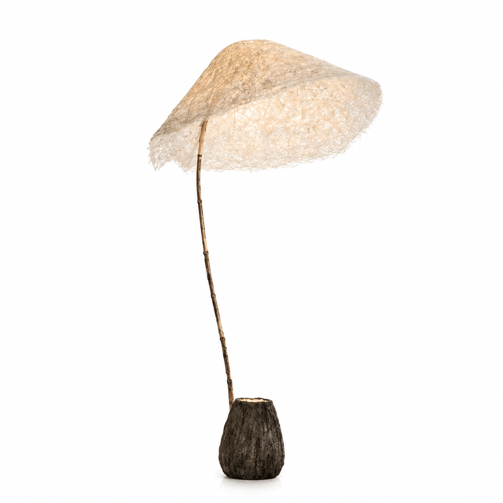Linen Canopy Floor Lamp