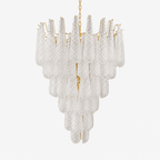 Glass Pinecone Chandelier