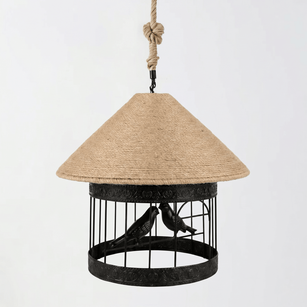 Retro Hemp Rope Interesting Pendant Light