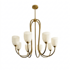 Tulip Gold Chandelier