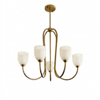 Tulip Gold Chandelier