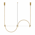 Arched Linear Led Chandelier