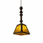 Timber Glass Pendant Light