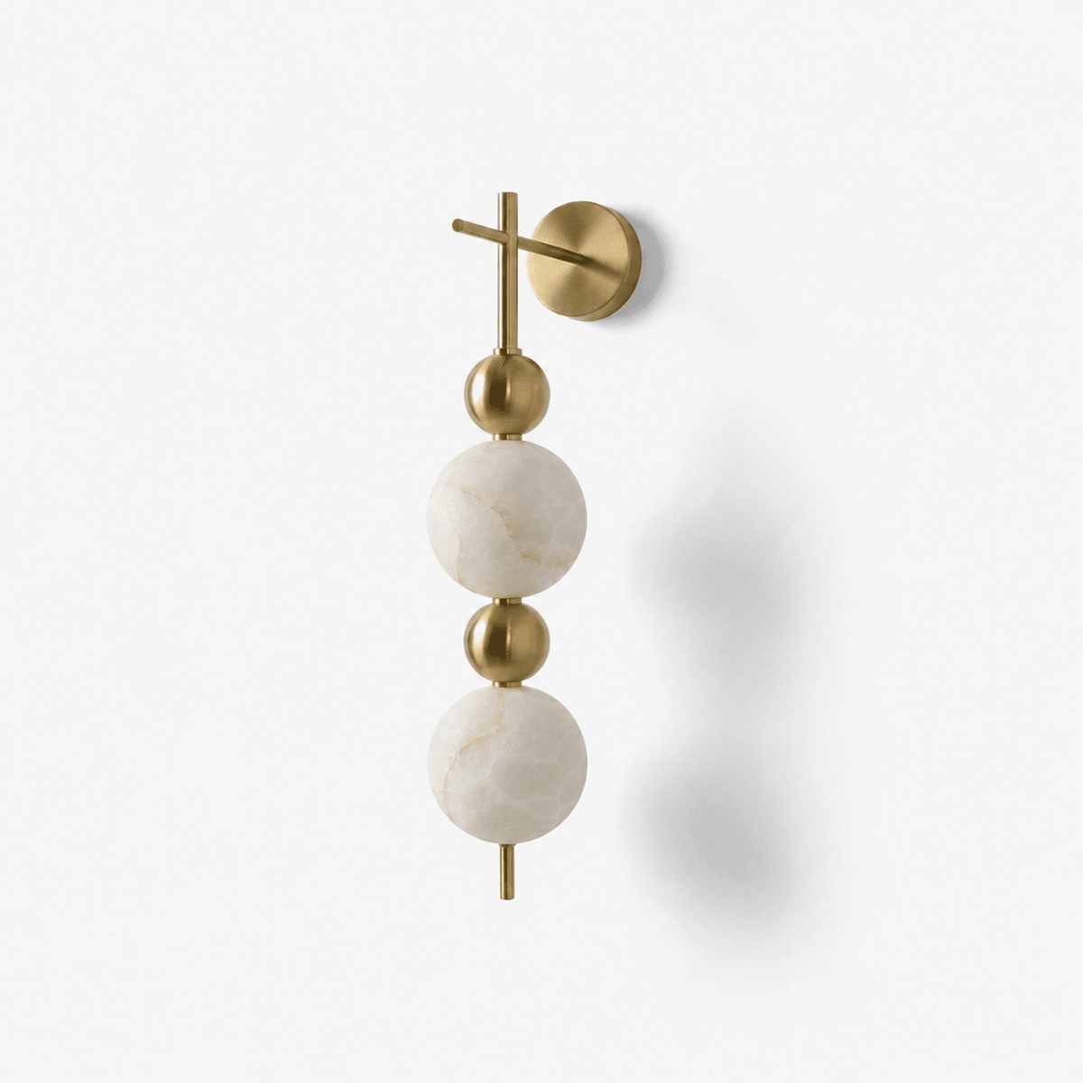 Solenne Alabaster Beaded Wall Sconce