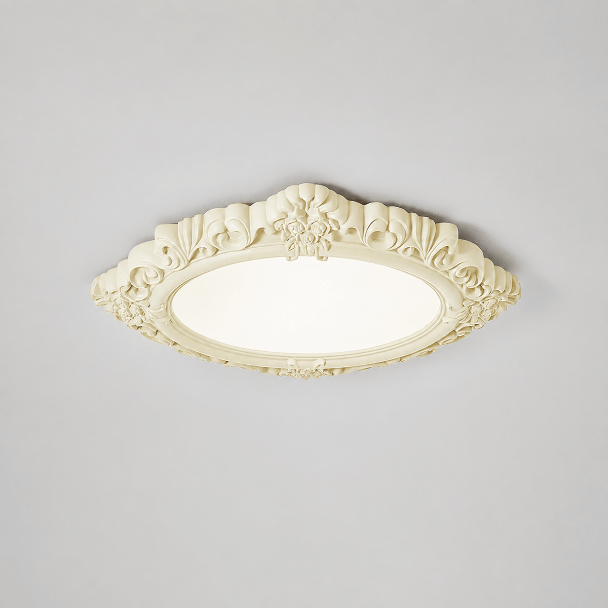 Sculpted Resin Ceiling Lamp