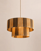 Ravelle Raffia Tiered Pendant Light
