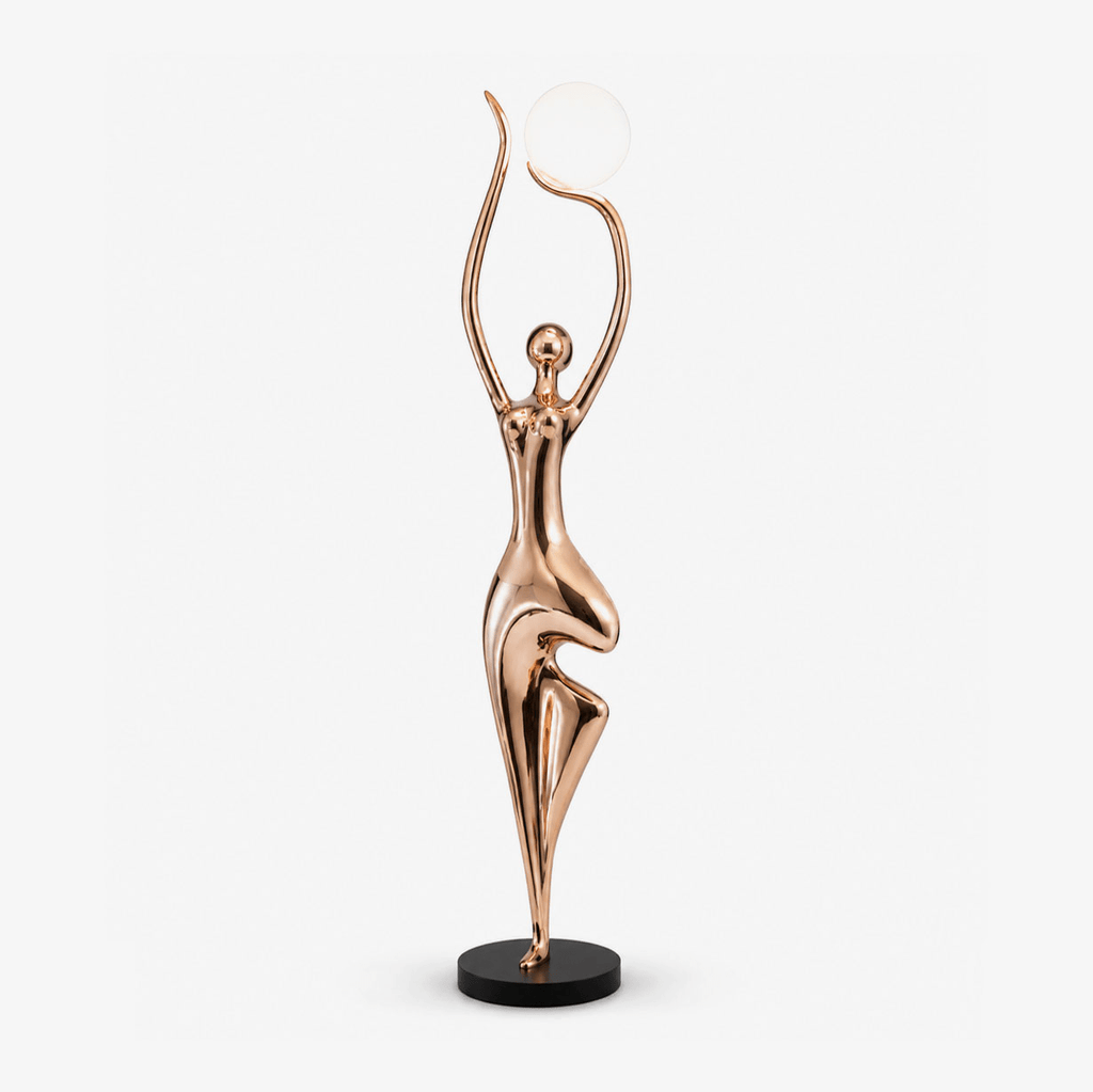 Pose Yoga Sculpture Floor Lamp