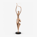 Pose Yoga Sculpture Floor Lamp