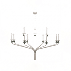 Laurel Branching Brass Chandelier