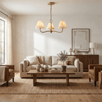 Fenwick Alabaster Cone Chandelier