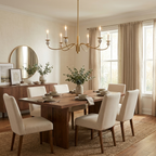 Linden Wave Arm Chandelier