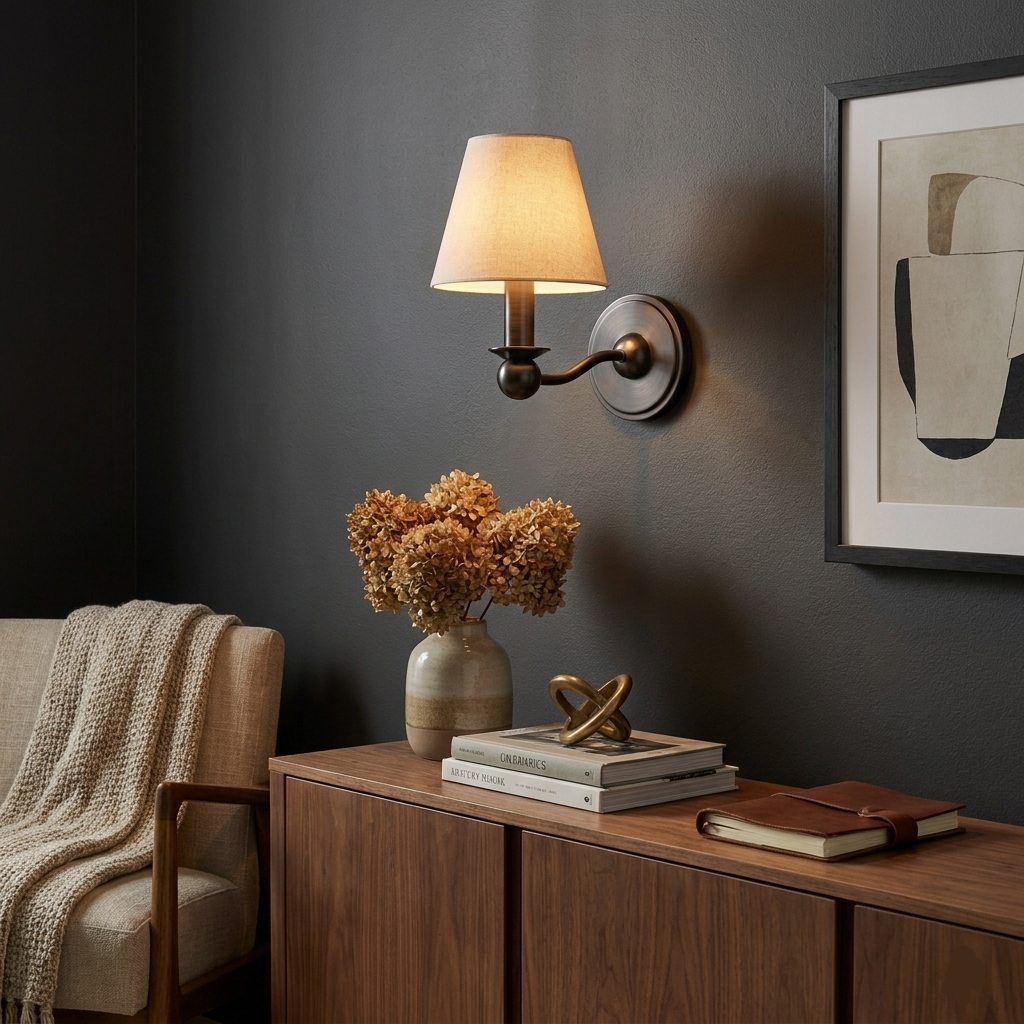 Harlow Fabric Wall Sconce