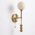 Abacus Alabaster Wall Sconce