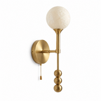 Abacus Alabaster Wall Sconce