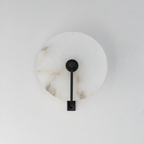 Medallion Alabaster Wall Sconce