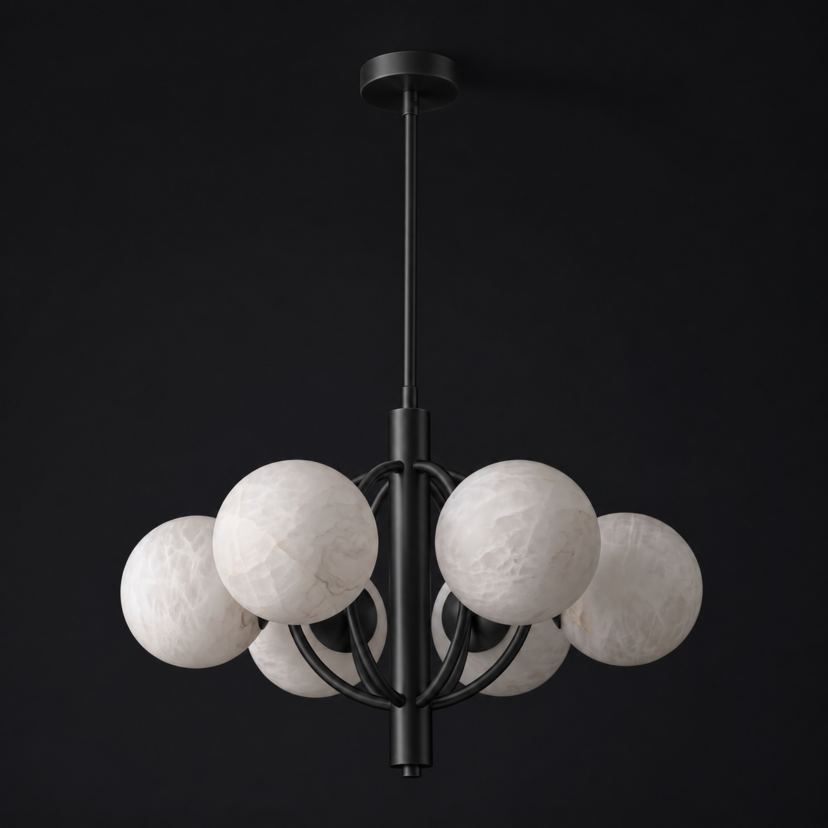 Orbit Alabaster Chandelier