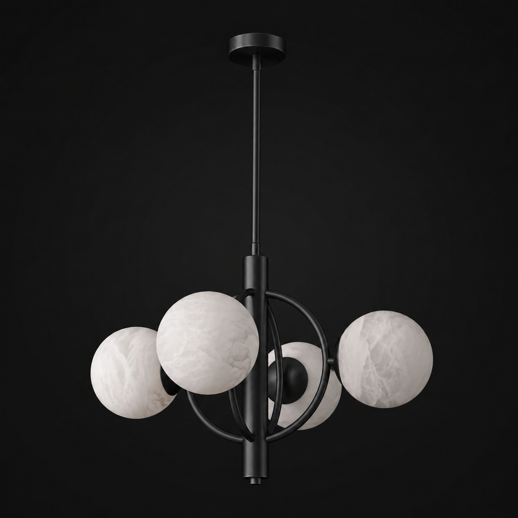 Orbit Alabaster Chandelier