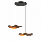 Gyre Wood Blade Chandelier