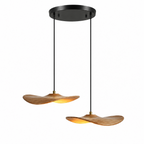Gyre Wood Blade Chandelier