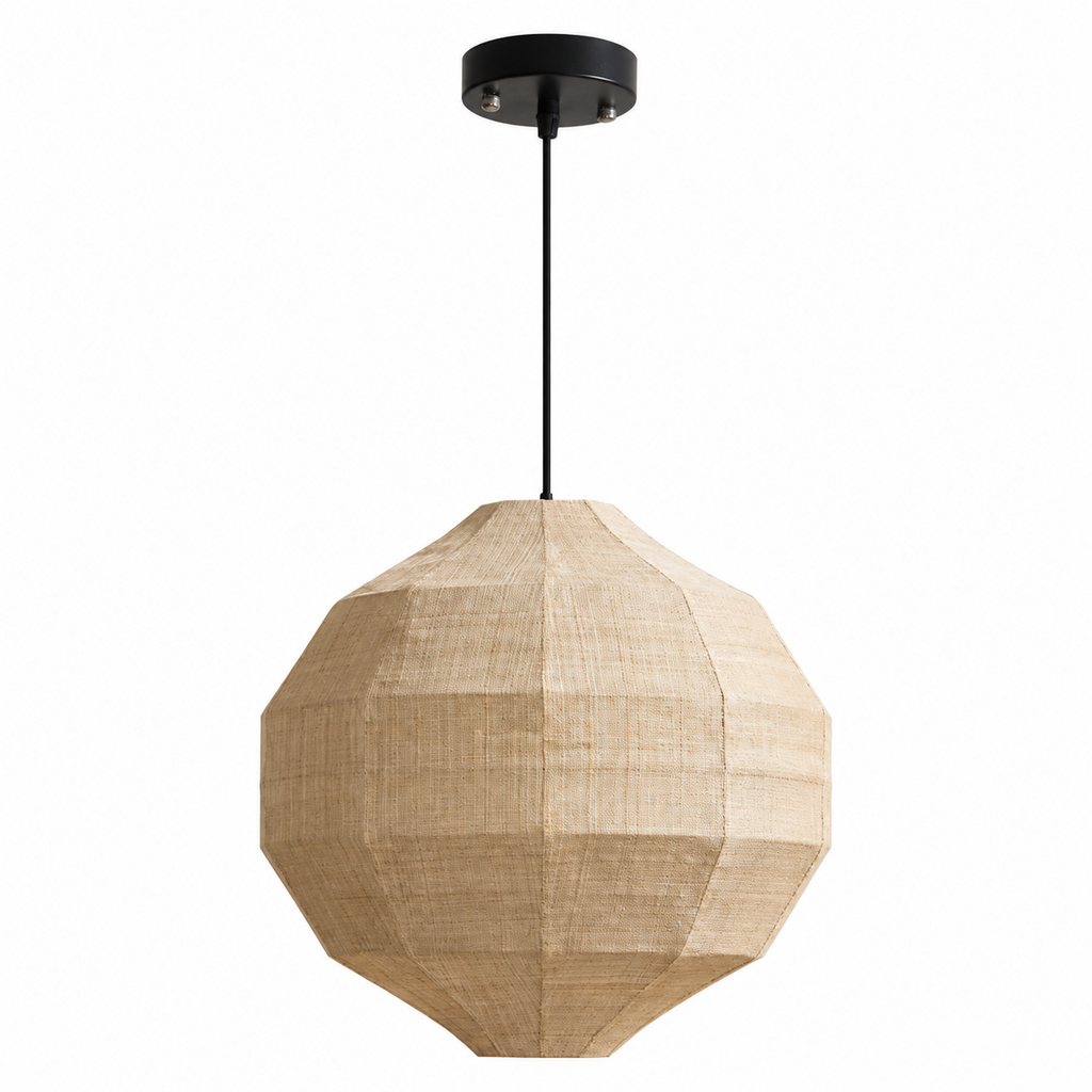 Facet Fabric Pendant Lamp