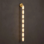 Chaplet Beaded Alabaster Wall Sconce