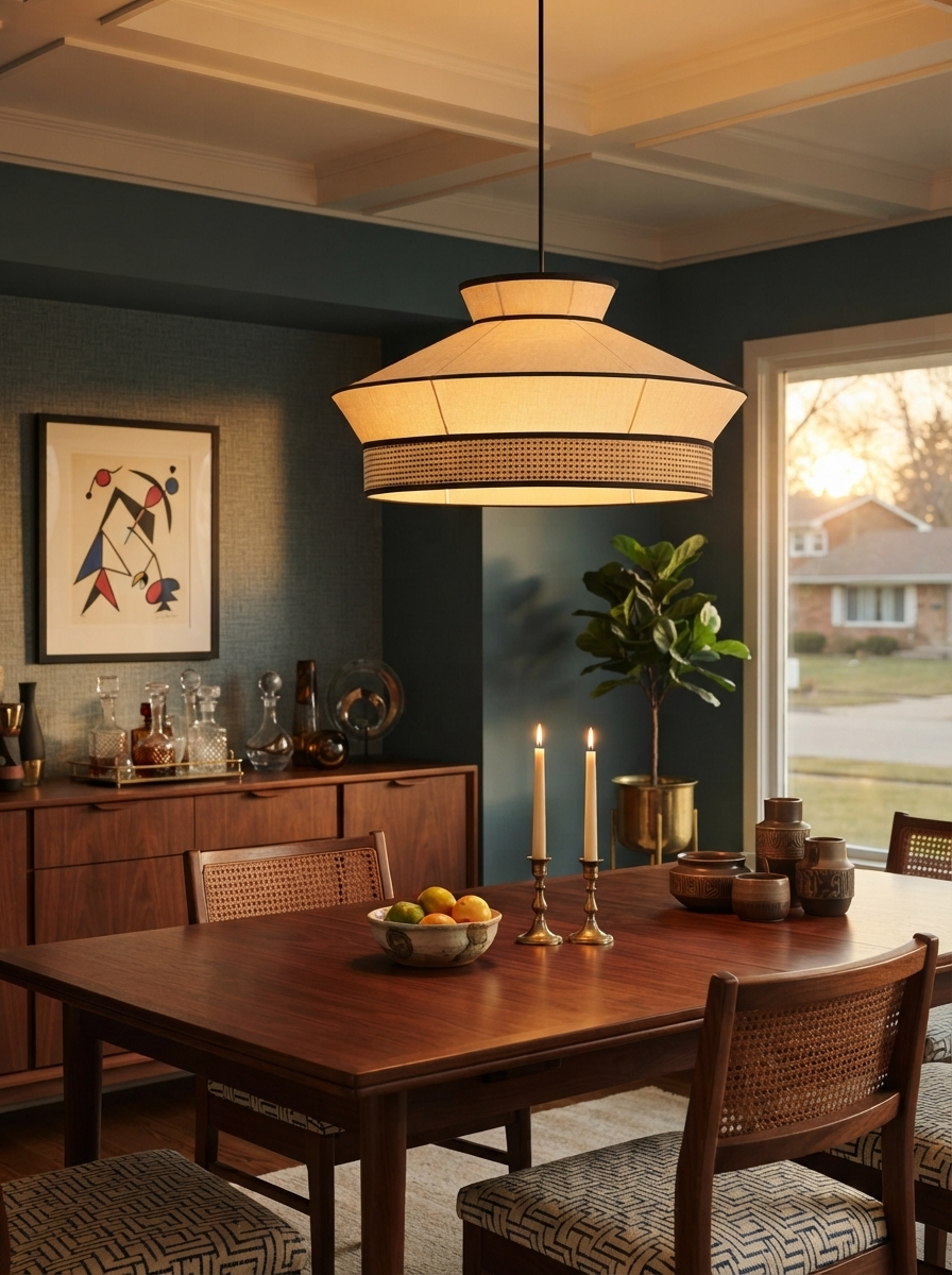 Panama Fabric Pendant Lamp