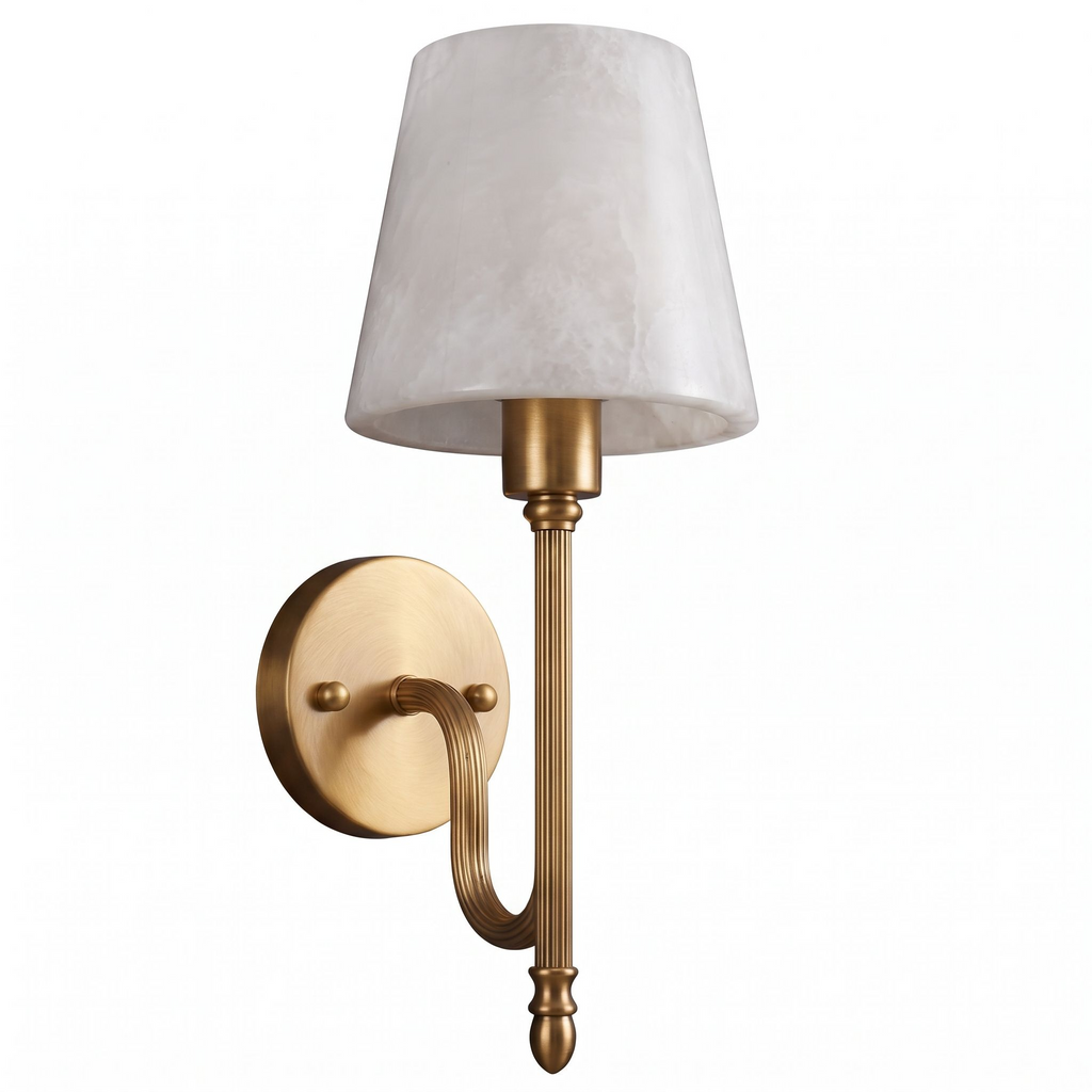 Reed Alabaster Wall Sconce