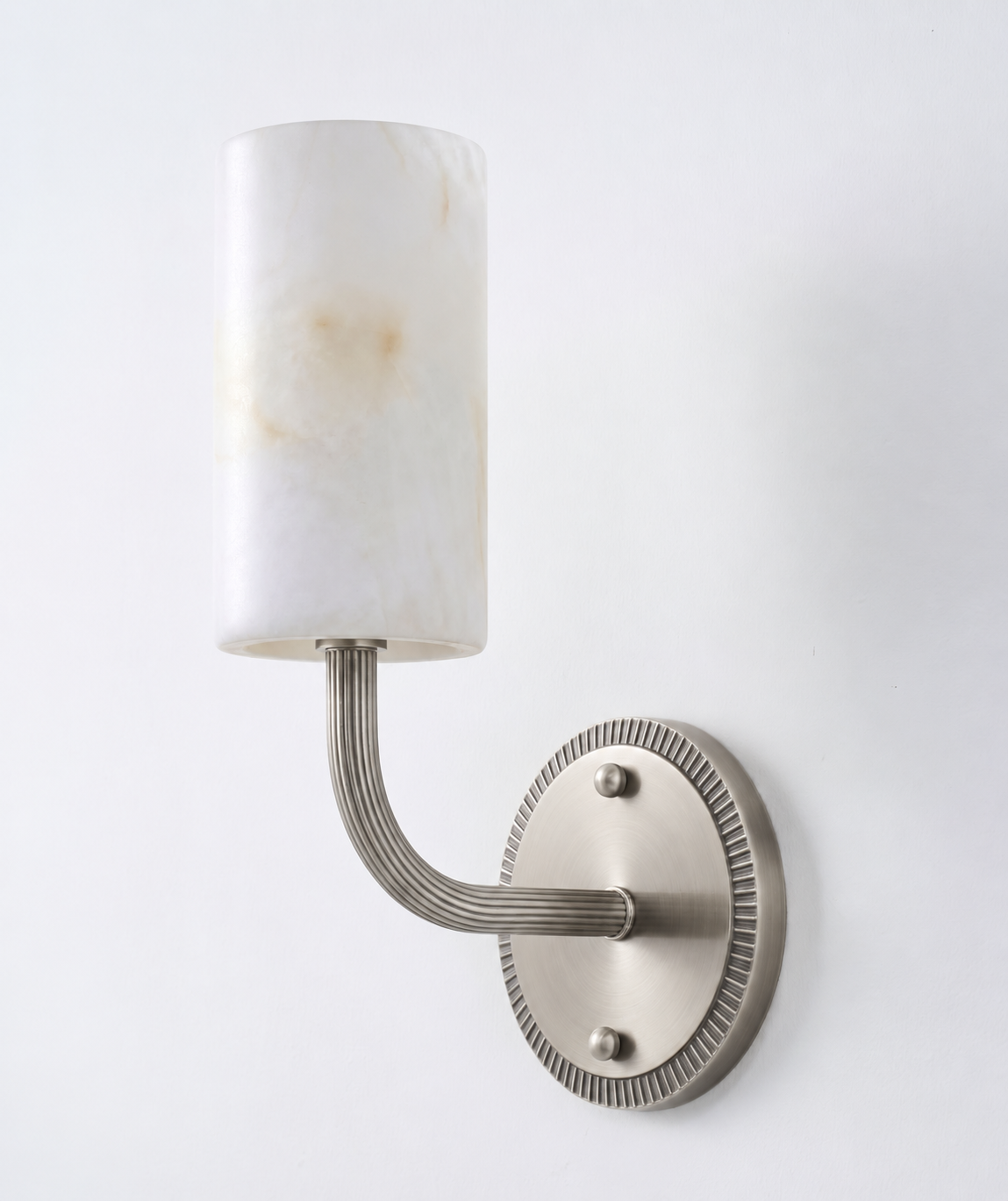 Rosette Alabaster Wall Sconce