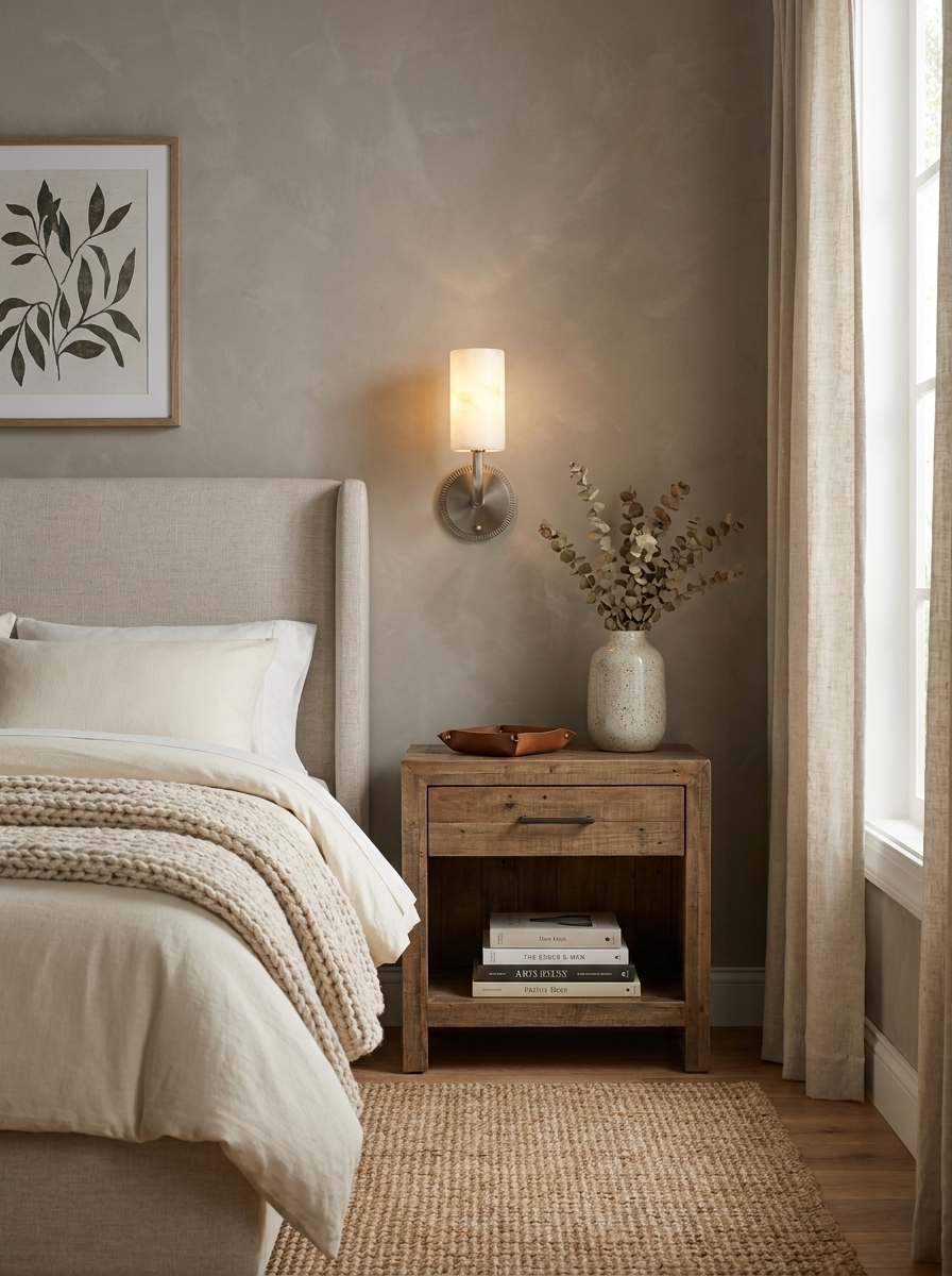 Rosette Alabaster Wall Sconce