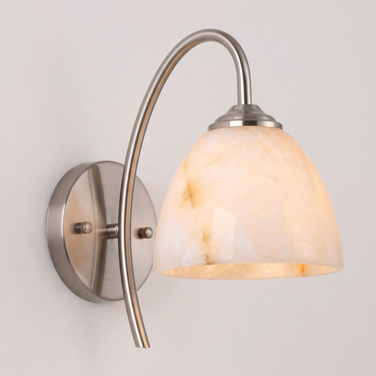 Harebell Alabaster Wall Sconce
