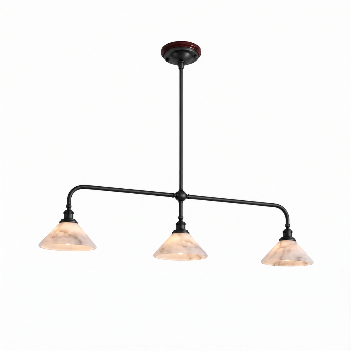 Parlor Alabaster Linear Pendant Lamp