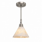 Thessa Alabaster Cone Pendant Light