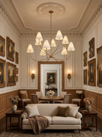 Floriane Alabaster Tulip Wall Sconce