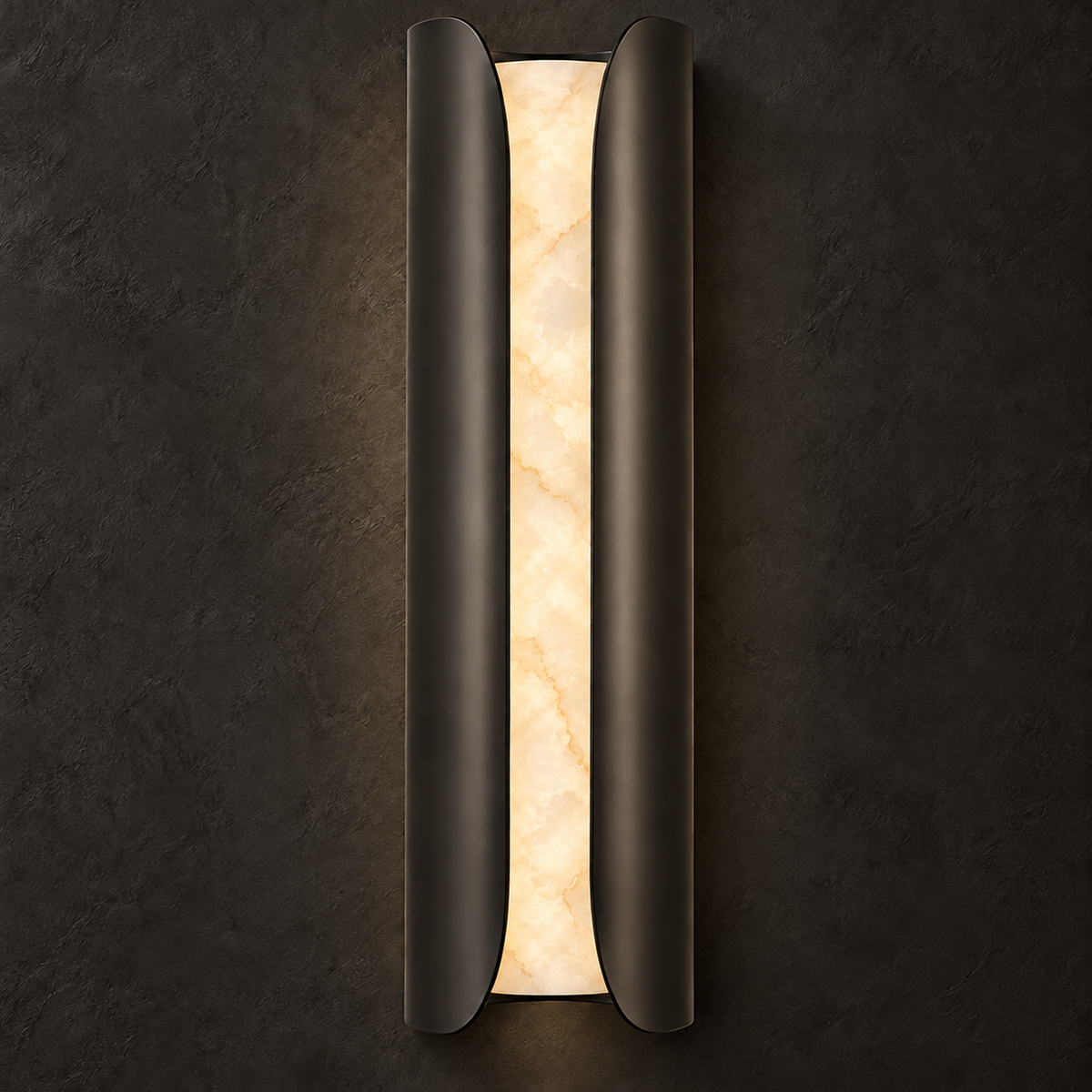 Cradled Alabaster Sconce