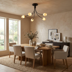 Pebrelle Alabaster Semi-Flush Ceiling Light