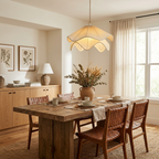 Ondulie Ruffle Fabric Pendant Light