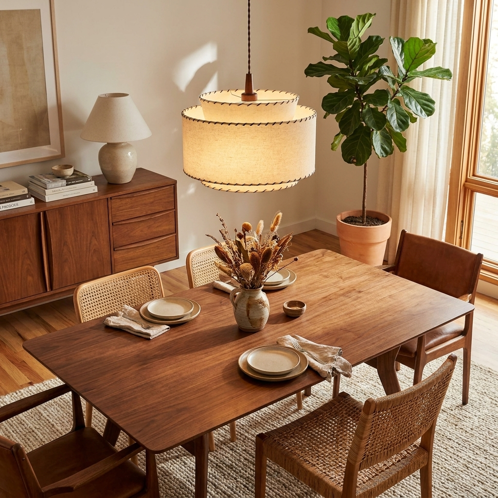 Ourlette Tiered Fabric Pendant Light