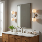 Duolune Alabaster Up Down Wall Sconce