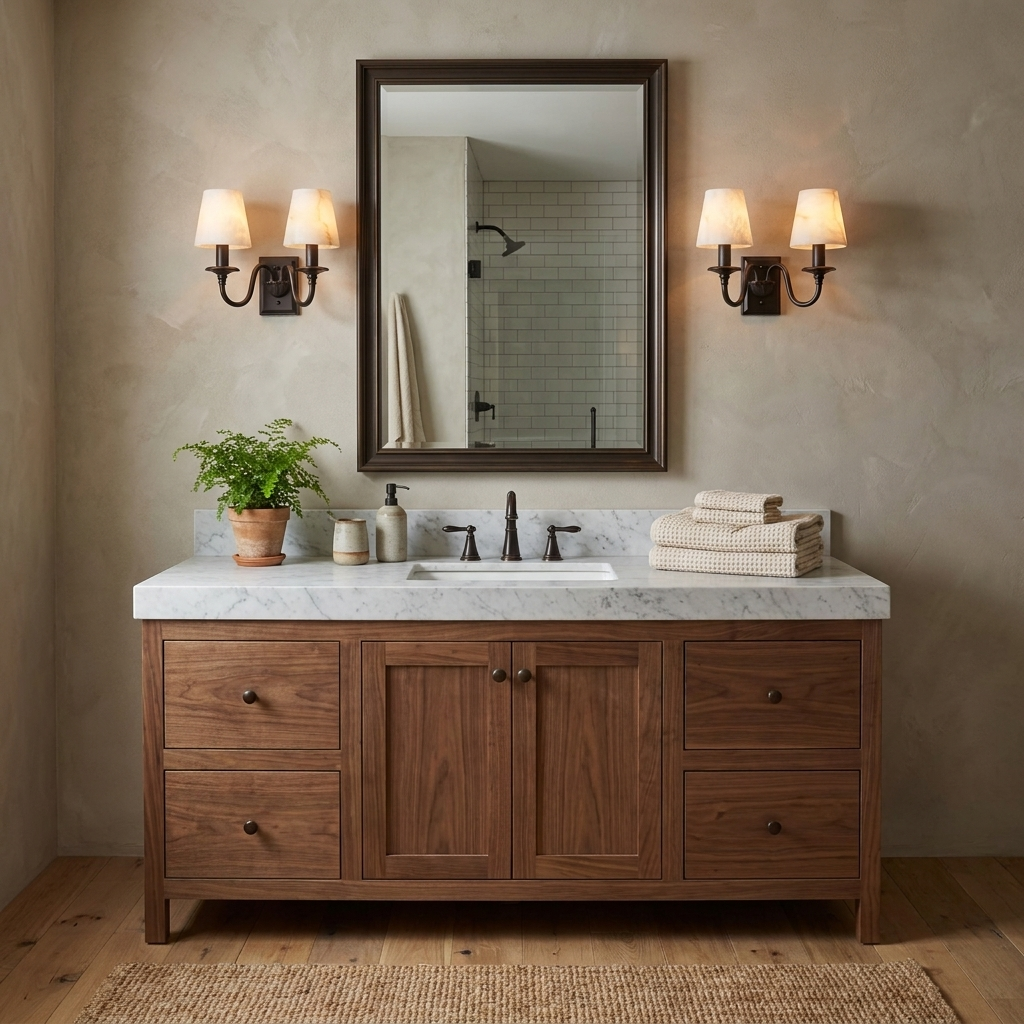 Ambrevil Alabaster Double Wall Sconce