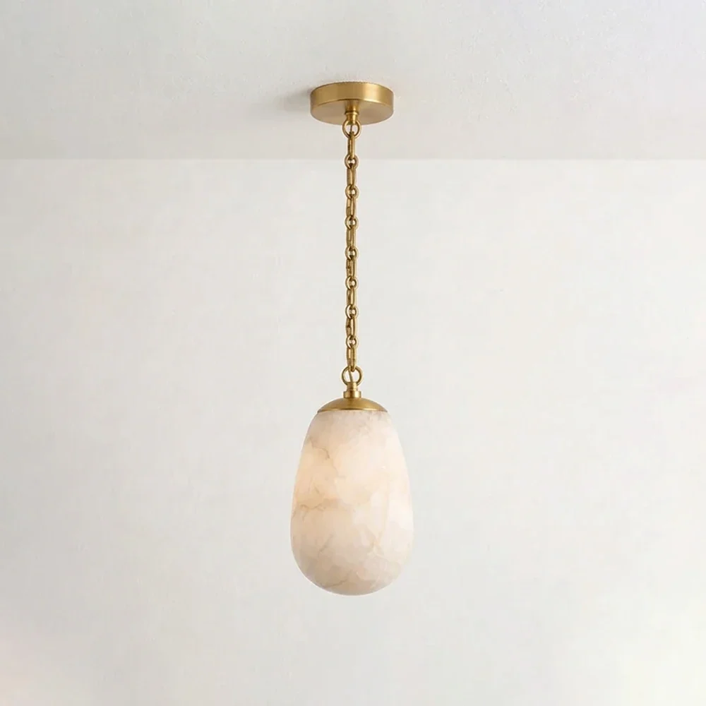 Lanterelle Alabaster Chain Chandelier