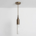 Colonnette Alabaster Rod Mini Pendant Light