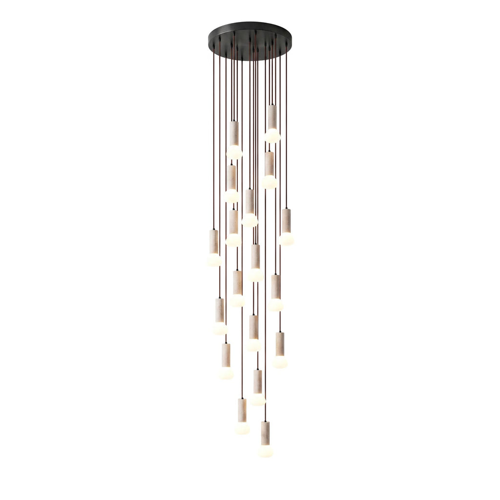 Matchstick Travertine Pendant Lamp