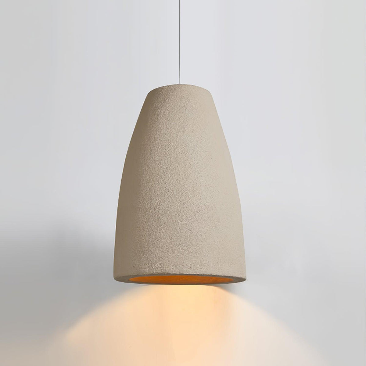 Barrel Shape Pendant Light ∅ 13.8″ x H 21″ / Dia 35cm x H 51cm / Beige Pendant light