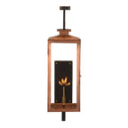 Black Outdoor Lantern lamp W 17 x D 29 x H 67 cm / W 6.6″ x D 11.5″ x H 26.5’’ / Black / Warm Light Wall lamp