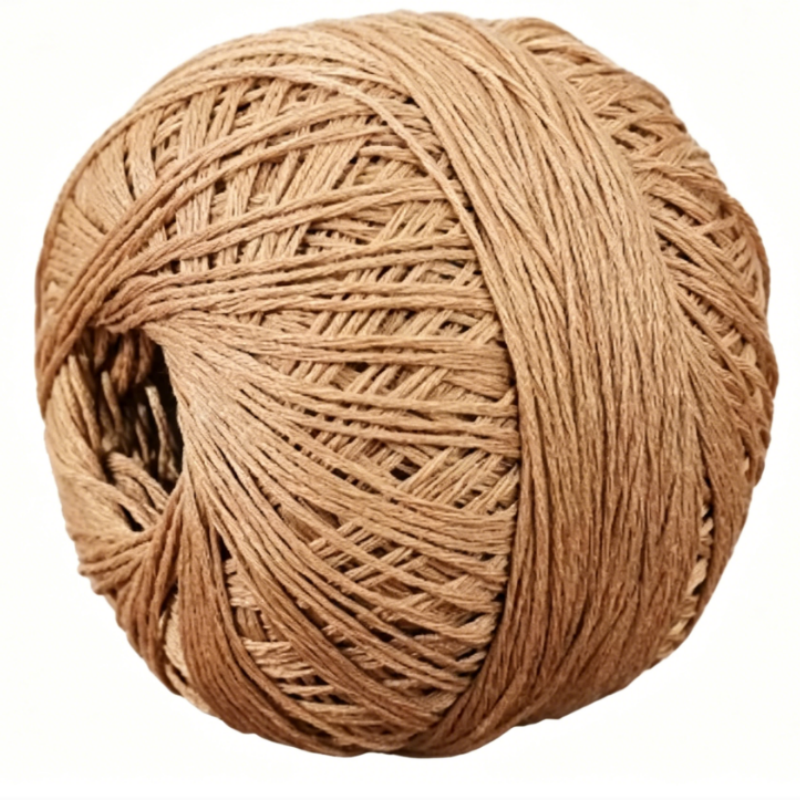 Baumwolle-Leinen Mischgarn – 500g Häkelgarn & Strickgarn – 1,5mm Stärke – Atmungsaktives Naturgarn für Sommermode