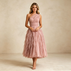 Elegantes Maxi-Abendkleid mit Spitze – Stilvolles V-Ausschnitt Spaghettiträger Festkleid