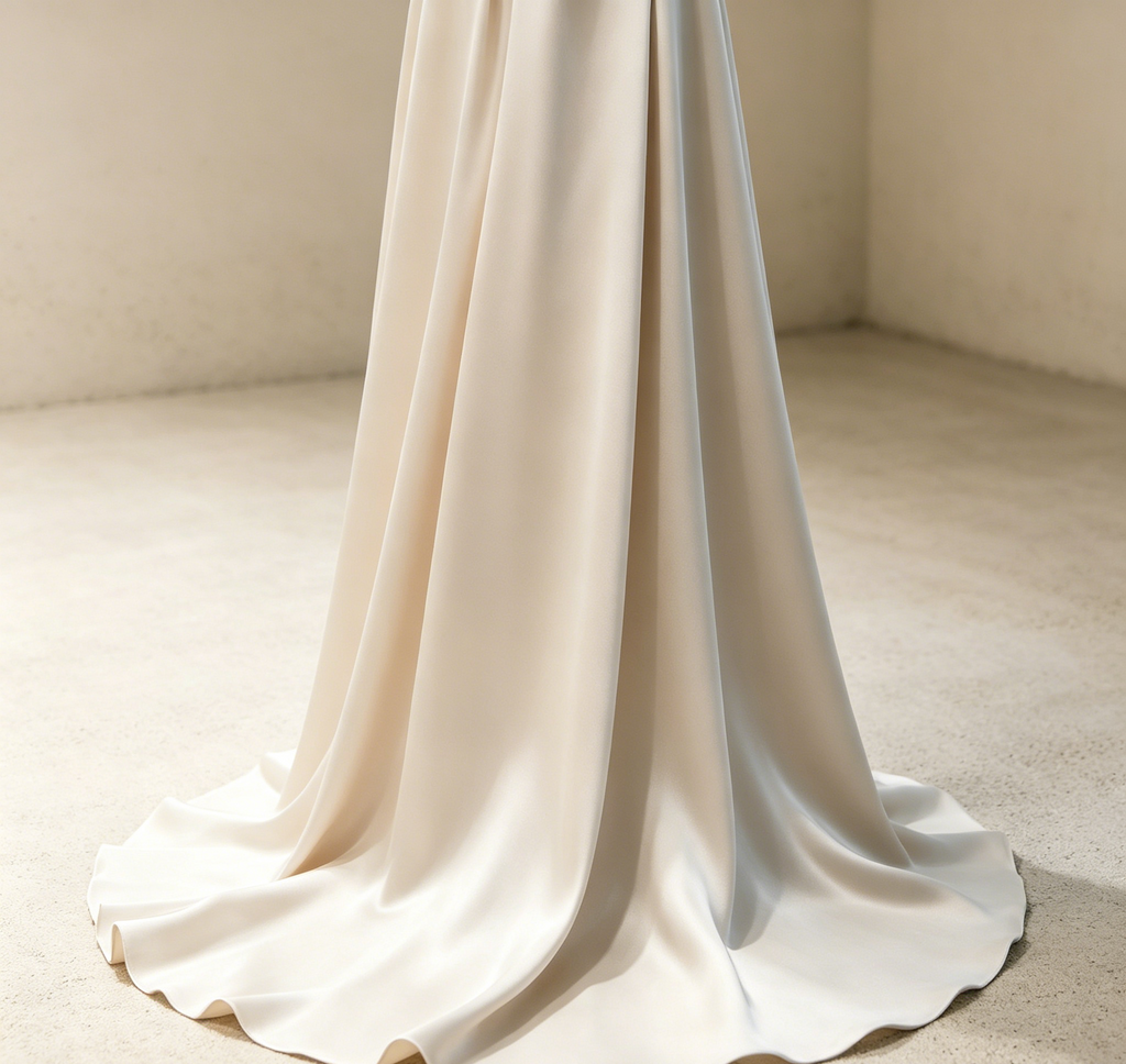 Halterneck Satin Abendkleid Elegant Maxi mit Beinschlitz Neckholder Ballkleid Ärmellos Bodenlang für Damen
