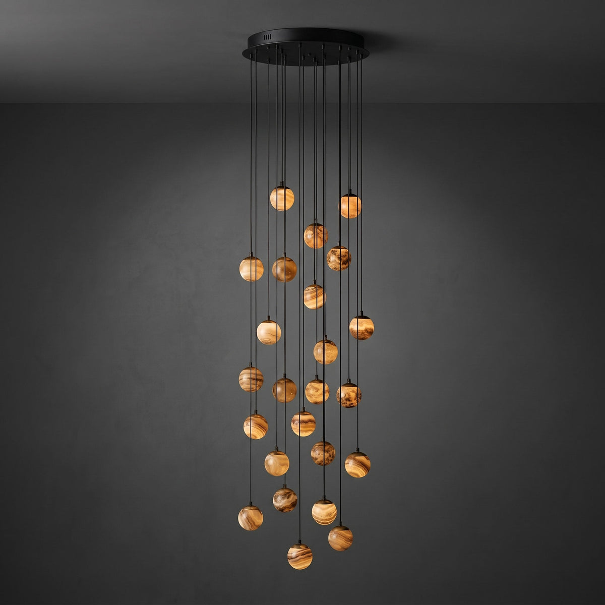 Sultana Alabaster Cluster Chandelier