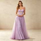 Elegantes Maxi-Abendkleid mit Spitze – Stilvolles V-Ausschnitt Spaghettiträger Festkleid